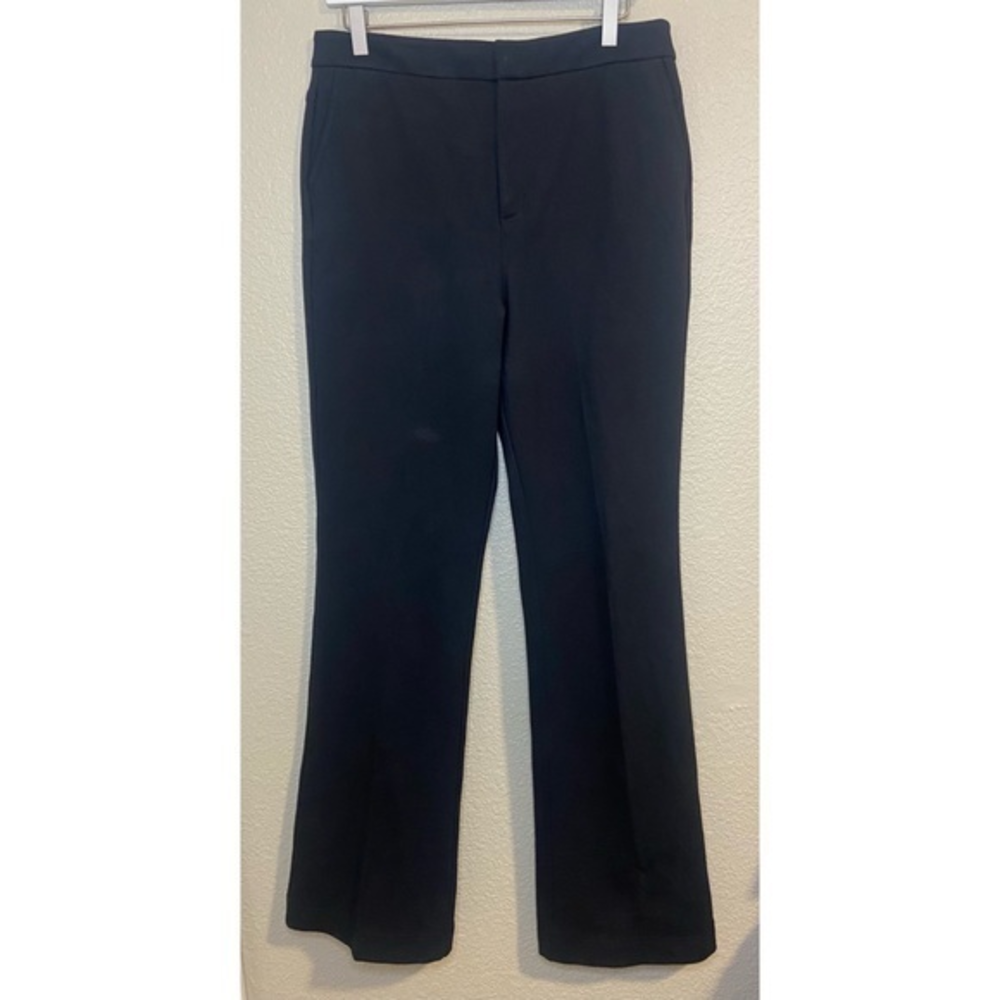 Soft Surroundings Black Wide Leg Trouser Pants Like‎ New Size 10